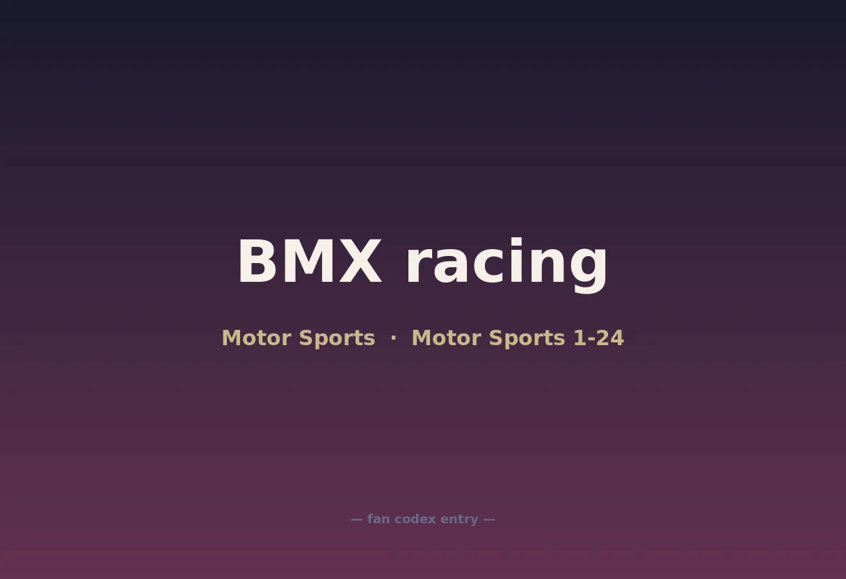BMX racing