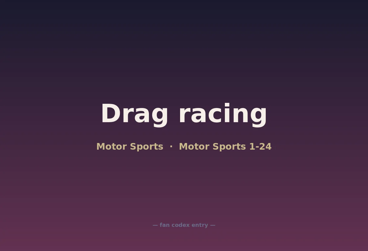 Drag racing