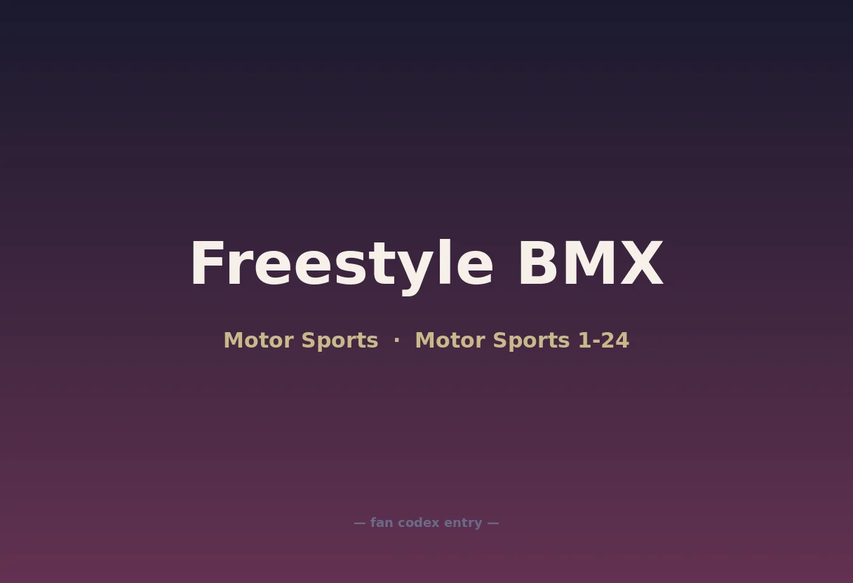 Freestyle BMX