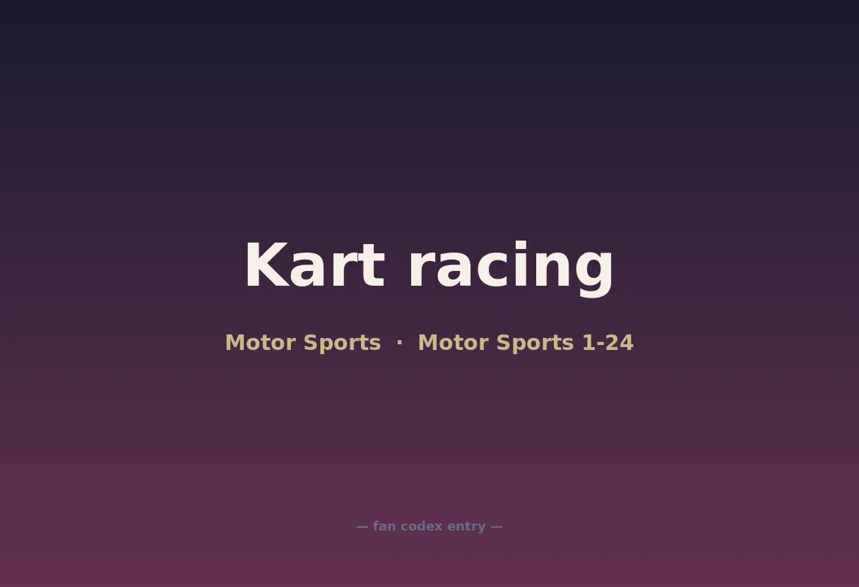 Kart racing